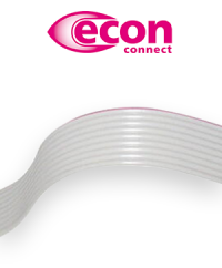 Perfekt für Schneid-Klemm-Verbindungen: Die Flachbandkabel von econ connect